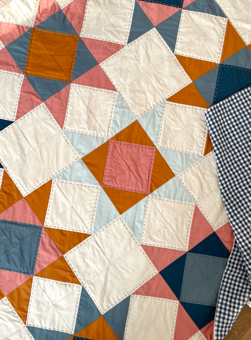 Sawtooth Star Quilt Pattern