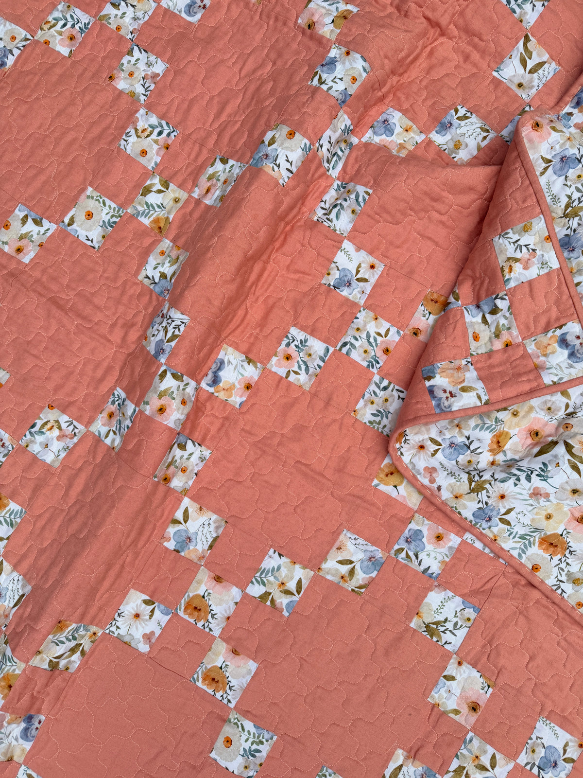 Irish Chain square throw (68” x 68” / 173cm x 173cm) (Copy)