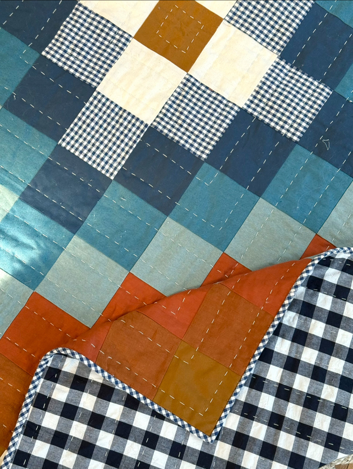 Trip Around the World Throw Size (68” x 68” )