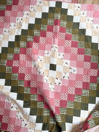 Trip Around the World Large Throw Size (73” x 73” )