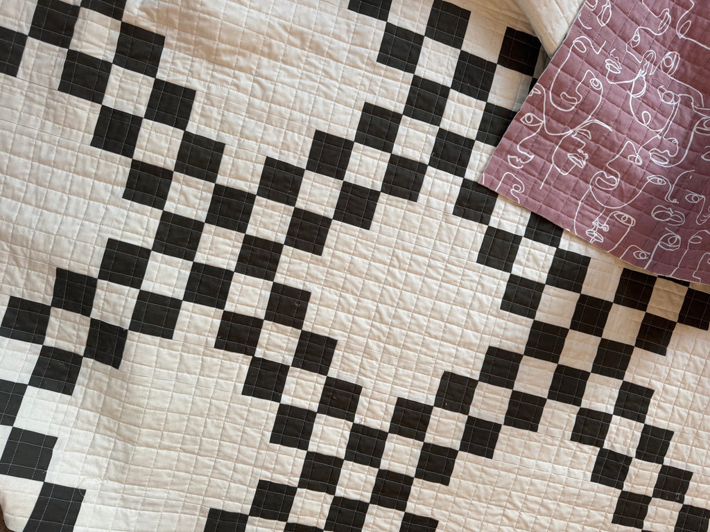Double Irish Chain-  Throw Size (63” x 63” )