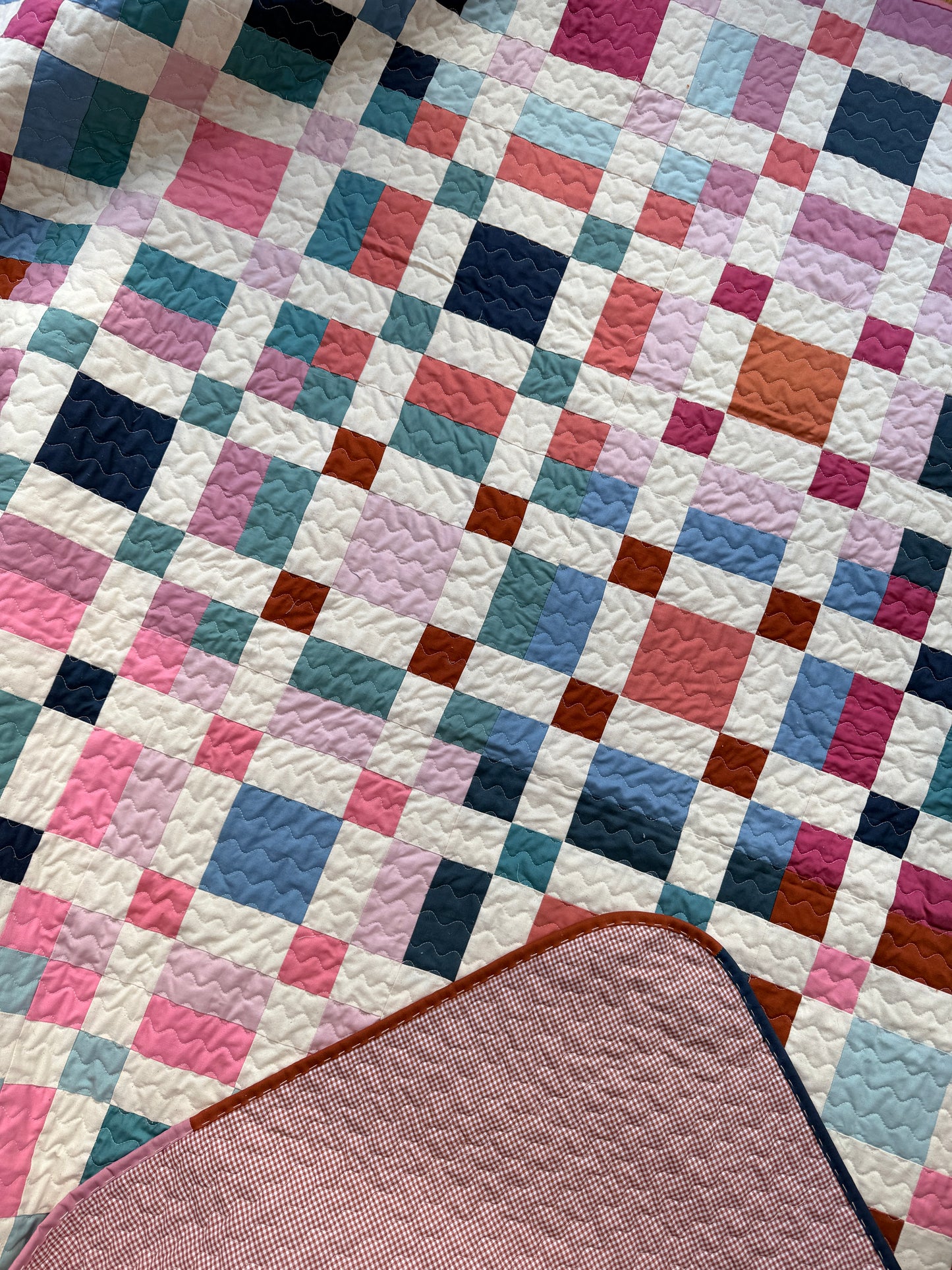 Andy Quilt Throw Size (60” x 72” )