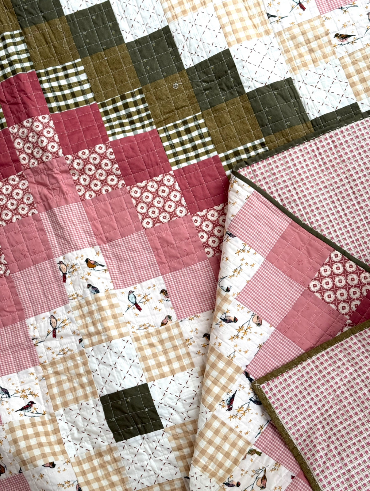 Trip Around the World Large Throw Size (73” x 73” )