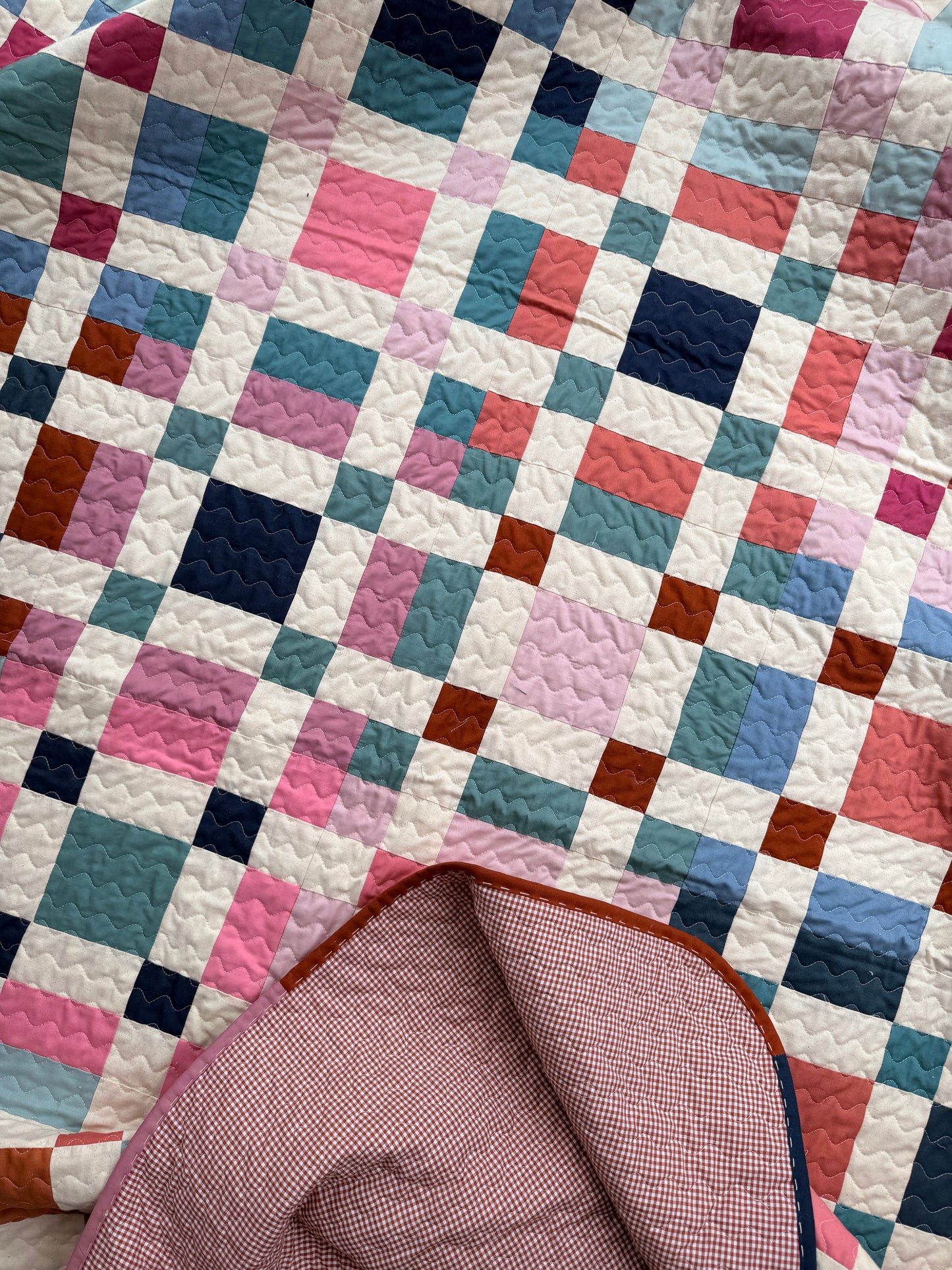 Andy Quilt Throw Size (60” x 72” )