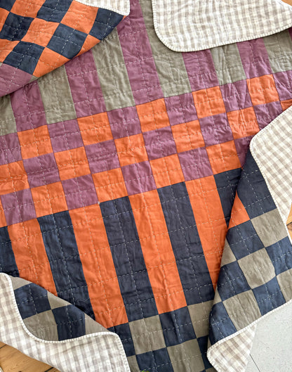 Chunky Charlie Quilt Pattern (baby, throw and bed size)
