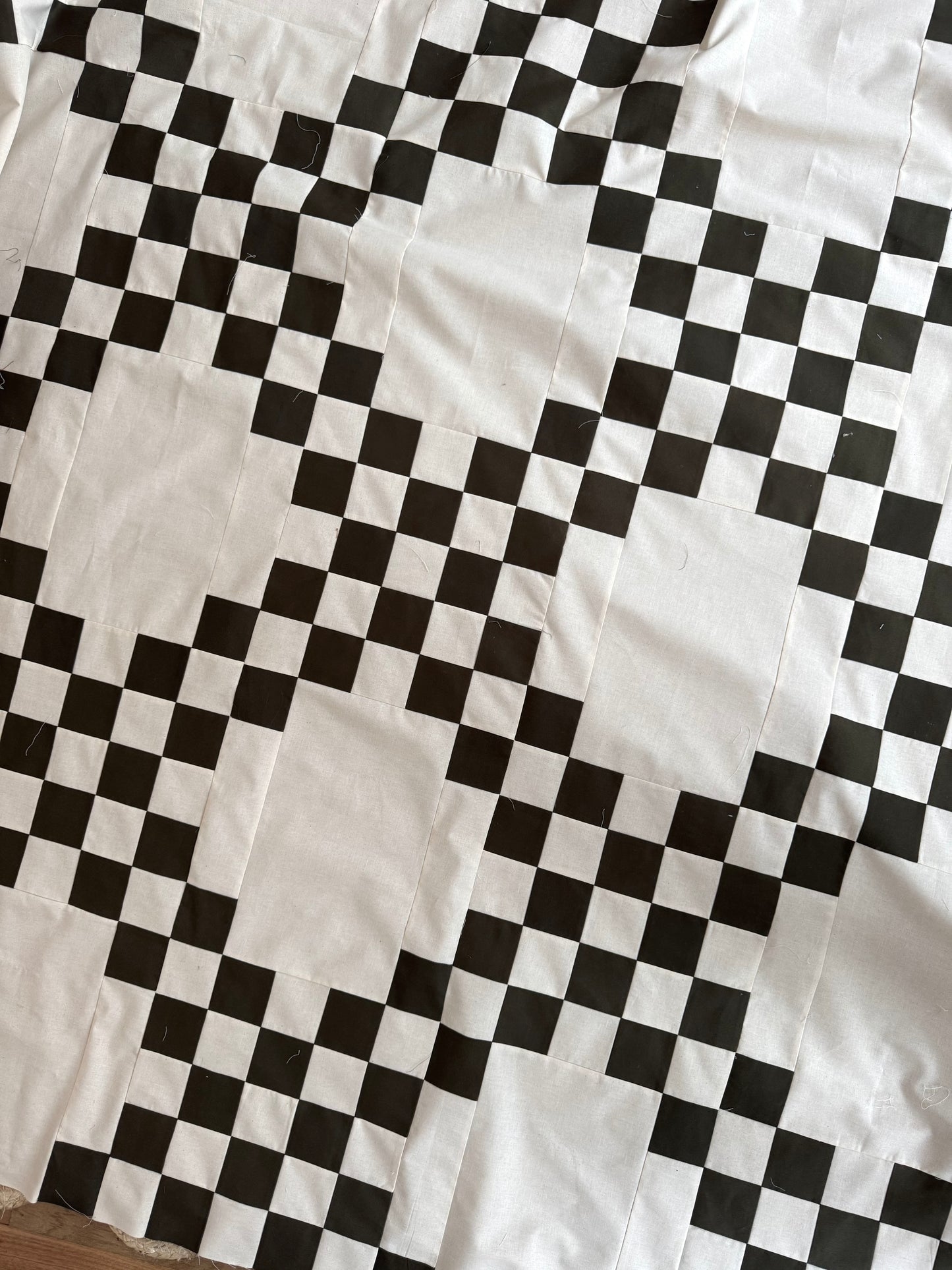 Double Irish Chain-  Throw Size (63” x 63” )