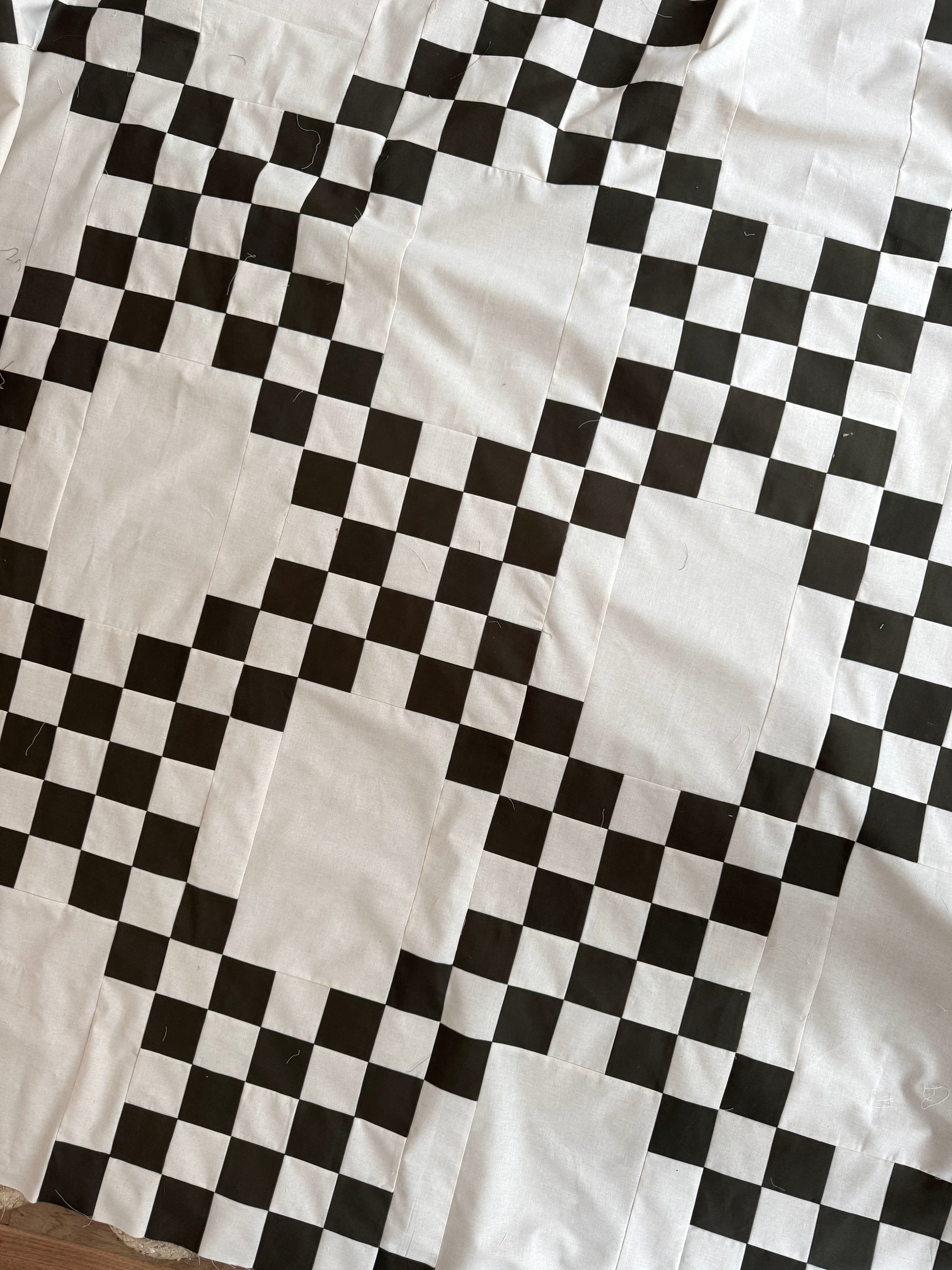 Double Irish Chain-  Throw Size (63” x 63” )