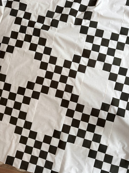 Double Irish Chain-  Throw Size (63” x 63” )