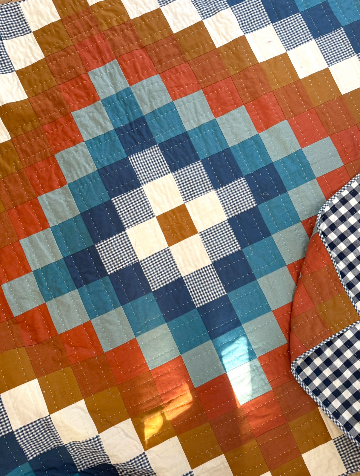 Trip Around the World Throw Size (68” x 68” )