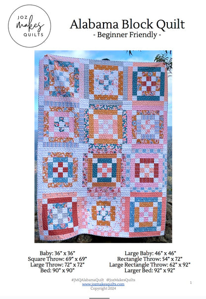 Alabama Quilt Pattern
