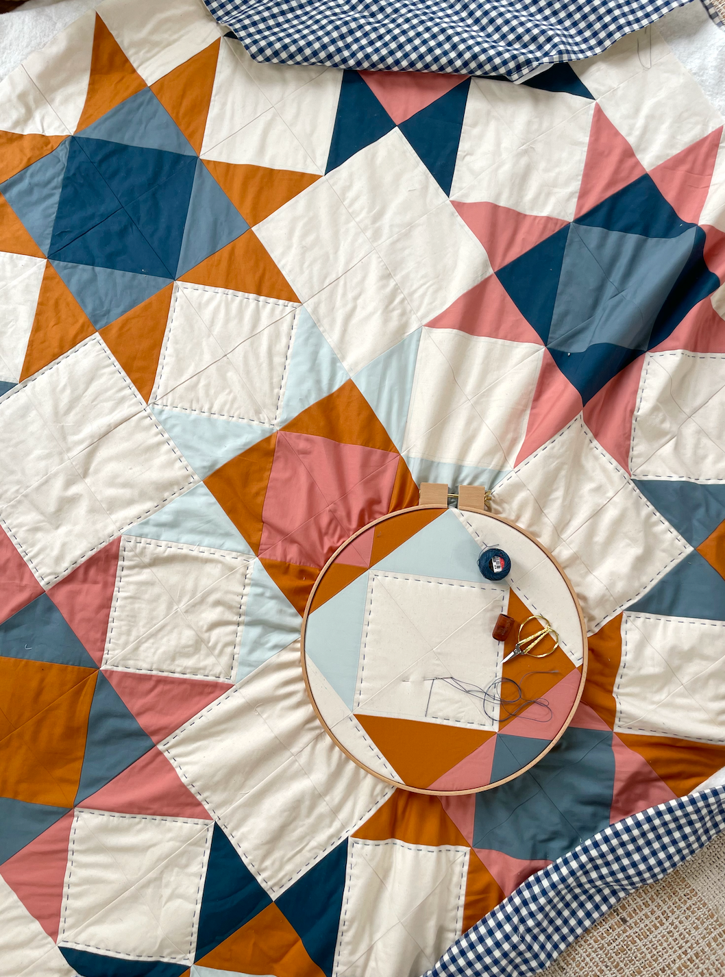 Sawtooth Star Quilt Pattern