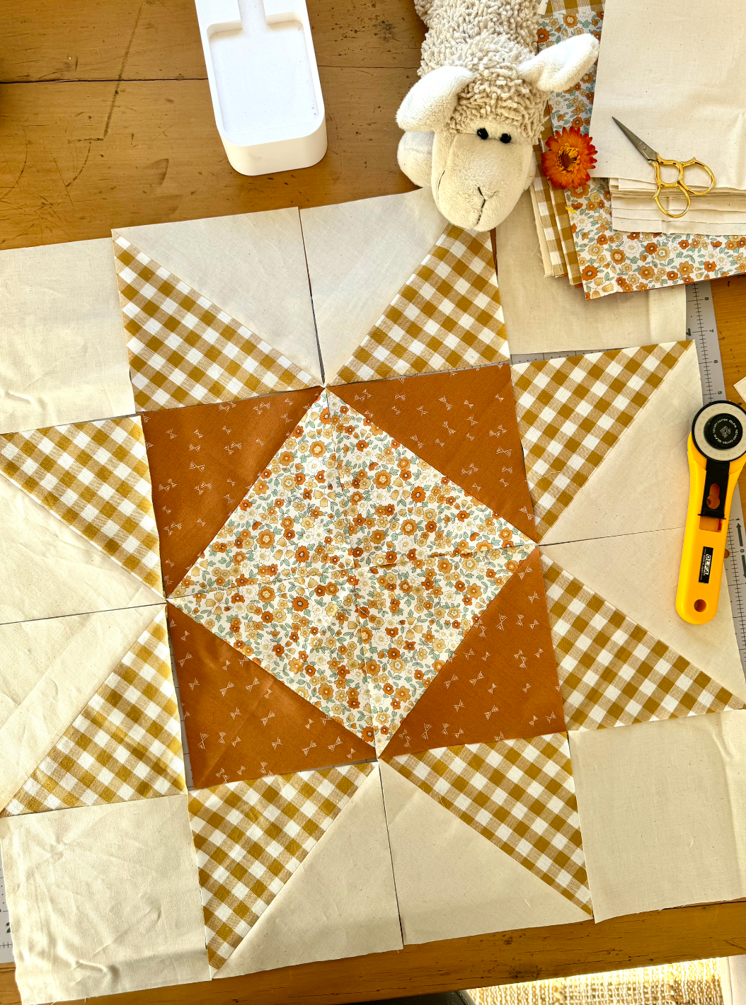 Sawtooth Star Quilt Pattern