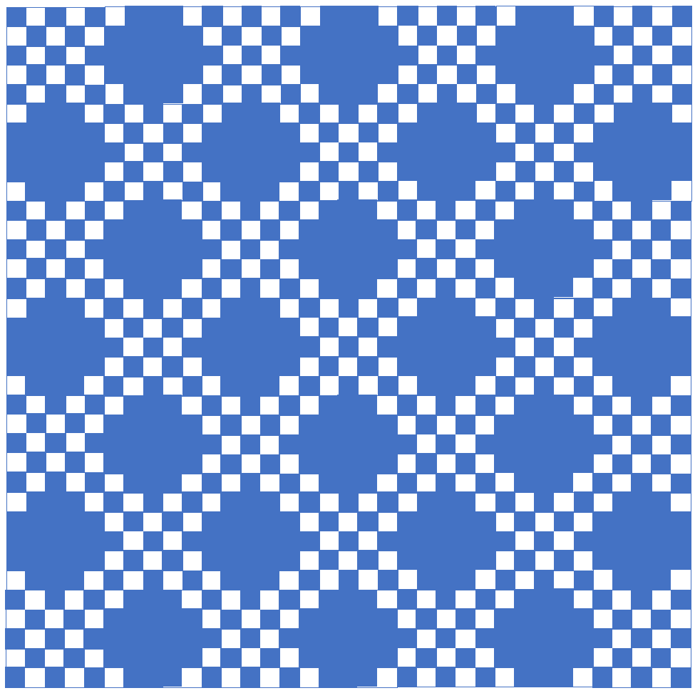 Double Irish Chain Quilt Pattern