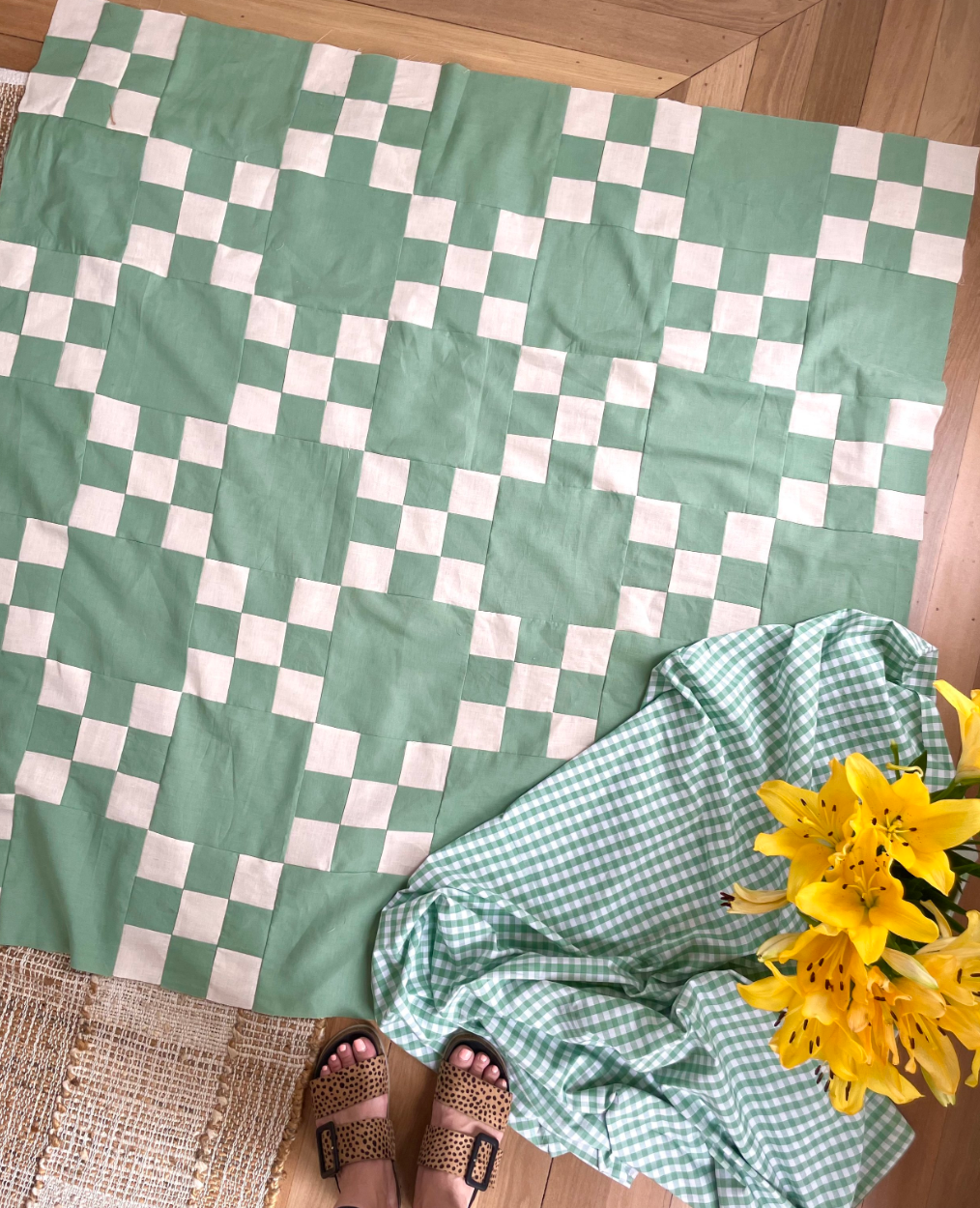 JMQ Single Irish Chain Quilt Pattern