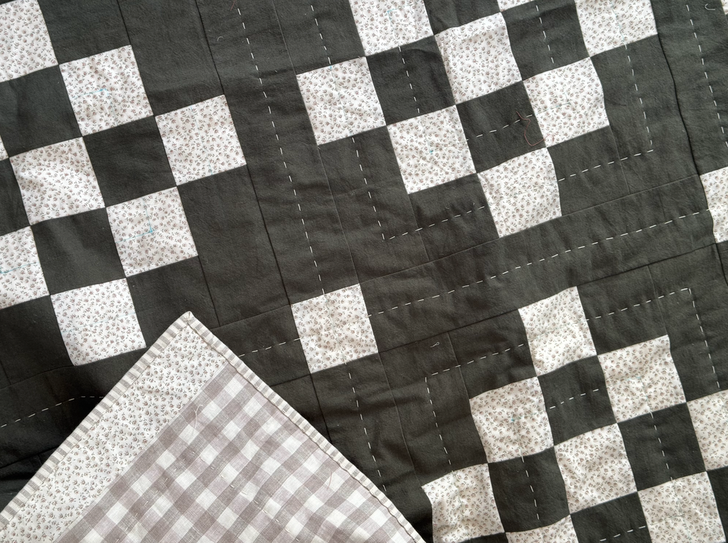 Diamond Dots - small throw (57”x 57”  /145cm x 145cm) linen cotton blends