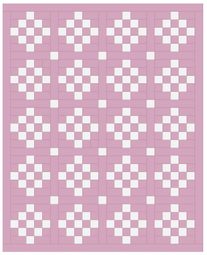 Diamond Dots Quilt Pattern