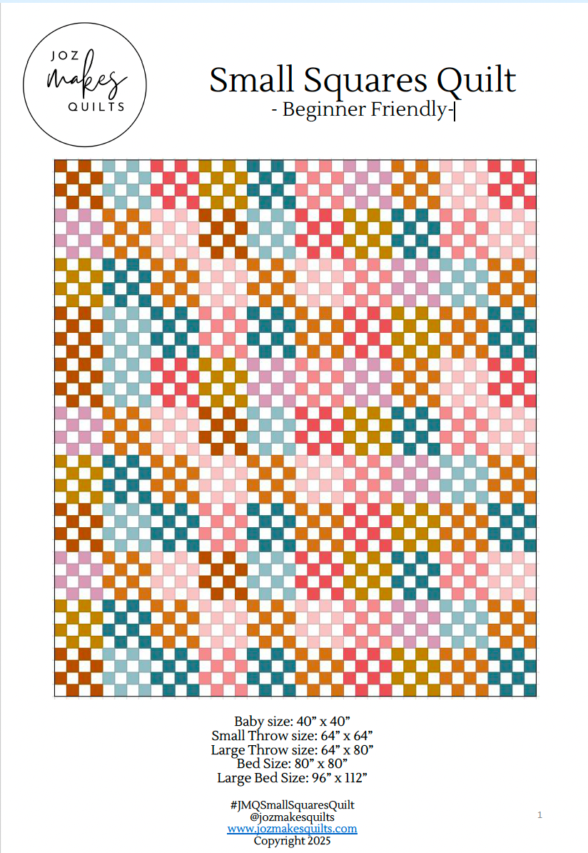 Small Squares Quilt Pattern