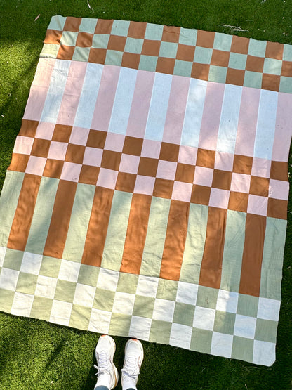 Chunky Charlie Quilt Pattern (baby, throw and bed size)